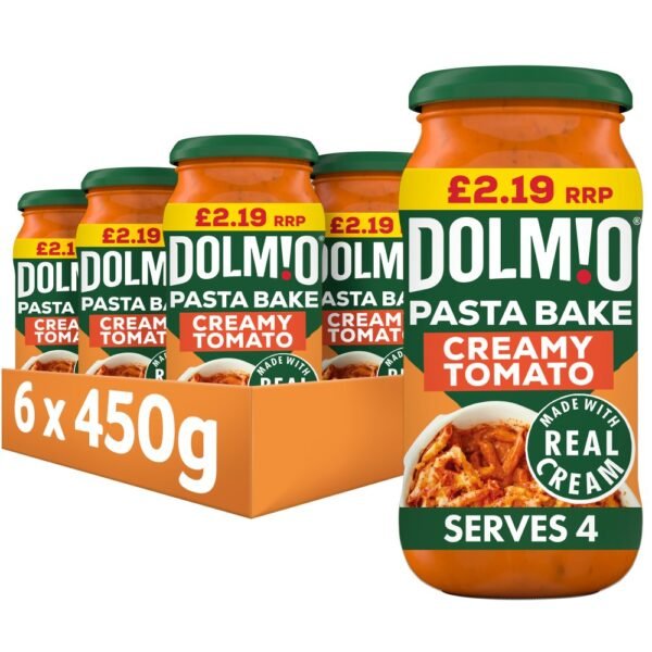 Dolmio Pasta Bake Sauce Creamy Tomato 450g PMP £2.19