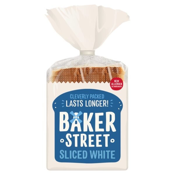 Baker Street White Sliced 550g